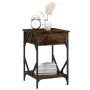 Mesita de noche madera contrachapada roble ahumado 40x42x60 cm de , Mesitas de noche - Ref: Foro24-826339, Precio: 47,01 €, D...