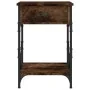 Mesita de noche madera contrachapada roble ahumado 40x42x60 cm de , Mesitas de noche - Ref: Foro24-826339, Precio: 47,01 €, D...