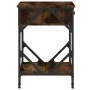 Mesita de noche madera contrachapada roble ahumado 40x42x60 cm de , Mesitas de noche - Ref: Foro24-826339, Precio: 47,01 €, D...