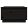 Mesa de centro de madera maciza de pino negro 55x56x32 cm by , Coffee table - Ref: Foro24-813409, Price: 60,09 €, Discount: %