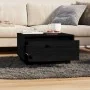 Mesa de centro de madera maciza de pino negro 55x56x32 cm by , Coffee table - Ref: Foro24-813409, Price: 60,09 €, Discount: %