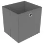 Estantería de 6 cubos con cajas de tela gris 103x30x72,5 cm by , Bookcases and shelves - Ref: Foro24-322609, Price: 44,35 €, ...