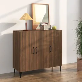 Aparador de madera de ingeniería marrón roble