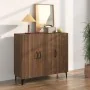 Aparador de madera de ingeniería marrón roble 90x34x80 cm | Foro24.es | Tu tienda online para hogar, jardín y más Foro24.es