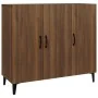 Aparador de madera de ingeniería marrón roble 90x34x80 cm | Foro24.es | Tu tienda online para hogar, jardín y más Foro24.es
