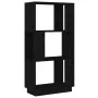Estantería/divisor de espacios madera pino negro 51x25x101 cm de , Librerías y estanterías - Ref: Foro24-814038, Precio: 48,9...
