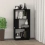 Estantería/divisor de espacios madera pino negro 51x25x101 cm de , Librerías y estanterías - Ref: Foro24-814038, Precio: 48,9...