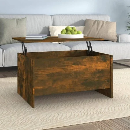 Mesa de centro madera ingeniería roble ahumado 80x55,5x41,5 cm | Foro24.es | Tu tienda online para hogar, jardín y más Foro24.es