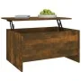 Mesa de centro madera ingeniería roble ahumado 80x55,5x41,5 cm | Foro24.es | Tu tienda online para hogar, jardín y más Foro24.es