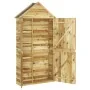 Cobertizo de herramientas madera pino impregnada 107x37x220 cm by , Sheds - Ref: Foro24-318192, Price: 336,02 €, Discount: %