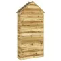 Cobertizo de herramientas madera pino impregnada 107x37x220 cm by , Sheds - Ref: Foro24-318192, Price: 336,02 €, Discount: %