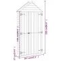 Cobertizo de herramientas madera pino impregnada 107x37x220 cm by , Sheds - Ref: Foro24-318192, Price: 336,02 €, Discount: %