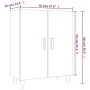Aparador de madera contrachapada roble Sonoma 70x34x90 cm de , Aparadores - Ref: Foro24-812099, Precio: 82,66 €, Descuento: %