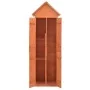 Caseta de almacenamiento de jardín de madera 71x60x213 cm de , Cobertizos - Ref: Foro24-170649, Precio: 257,98 €, Descuento: ...