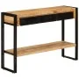 Mesa consola madera maciza de mango 110x30x76 cm de , Mesas auxiliares - Ref: Foro24-348159, Precio: 214,96 €, Descuento: %