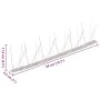 Set de 10 hileras pinchos contra pájaros y palomas 10 filas 5 m von , Tierabwehrmittel - Ref: Foro24-149132, Preis: 30,14 €, ...