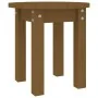 Mesa de centro de madera maciza de pino marrón miel Ø35x35 cm by , Coffee table - Ref: Foro24-822340, Price: 22,83 €, Discoun...