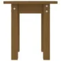 Mesa de centro de madera maciza de pino marrón miel Ø35x35 cm by , Coffee table - Ref: Foro24-822340, Price: 22,83 €, Discoun...