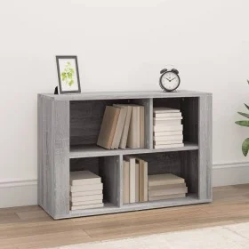 Aparador de madera contrachapada gris Sonoma