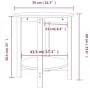 Mesa de centro de madera maciza de pino negro Ø55x60 cm von , Couchtisch - Ref: Foro24-822356, Preis: 54,50 €, Rabatt: %
