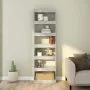 Estantería/divisor de espacios gris hormigón 60x30x198 cm by , Bookcases and shelves - Ref: Foro24-811686, Price: 89,84 €, Di...
