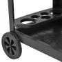 Carrito de bebidas plástico gris antracita 69x53x72 cm von , Küchen- und Speisewagen - Ref: Foro24-48813, Preis: 114,13 €, Ra...