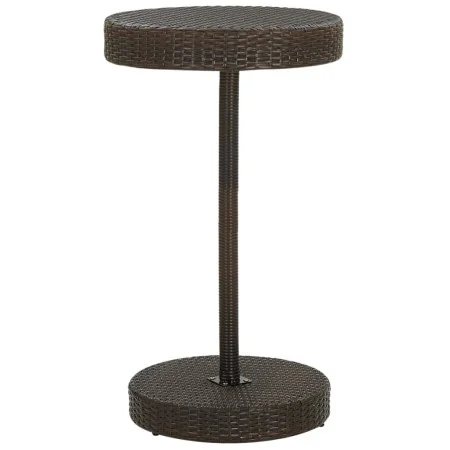 Mesa de jardín de ratán sintético marrón 60,5x106 cm von , Gartentische - Ref: Foro24-45855, Preis: 120,93 €, Rabatt: %