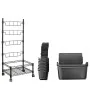Nature Set de jardinera vertical móvil by , Pots and planters - Ref: Foro24-434649, Price: 89,20 €, Discount: %