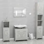 Conjunto de muebles de baño madera contrachapada gris hormigón by , Bathroom furniture - Ref: Foro24-802583, Price: 83,31 €, ...