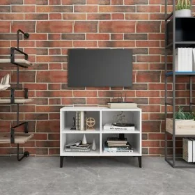 Mueble de TV con patas de metal blanco 69,5x30x50 cm von , TV-Möbel - Ref: Foro24-805932, Preis: 55,33 €, Rabatt: %