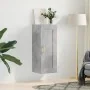 Armario de pared madera ingeniería gris hormigón 34,5x34x90 cm de , Aparadores - Ref: Foro24-830488, Precio: 48,17 €, Descuen...