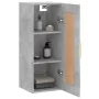 Armario de pared madera ingeniería gris hormigón 34,5x34x90 cm de , Aparadores - Ref: Foro24-830488, Precio: 48,17 €, Descuen...