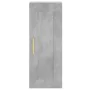 Armario de pared madera ingeniería gris hormigón 34,5x34x90 cm de , Aparadores - Ref: Foro24-830488, Precio: 48,17 €, Descuen...
