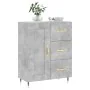 Aparador de madera de ingeniería gris hormigón 69,5x34x90 cm de , Aparadores - Ref: Foro24-830240, Precio: 91,92 €, Descuento: %
