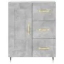 Aparador de madera de ingeniería gris hormigón 69,5x34x90 cm de , Aparadores - Ref: Foro24-830240, Precio: 91,92 €, Descuento: %