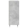 Aparador de madera de ingeniería gris hormigón 69,5x34x90 cm de , Aparadores - Ref: Foro24-830240, Precio: 91,92 €, Descuento: %