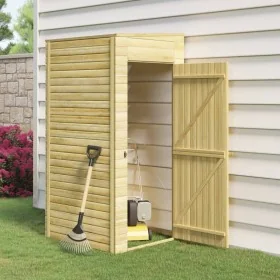 Caseta de almacenaje de jardín madera de pino 100x110x218 cm by , Sheds - Ref: Foro24-318200, Price: 448,22 €, Discount: %