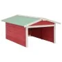 Caseta de cortacésped robótico madera abeto rojo y blanco von , Rasenmäherabdeckungen - Ref: Foro24-170881, Preis: 108,04 €, ...