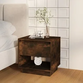 Mesita de noche madera de ingeniería roble