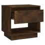 Mesita de noche madera de ingeniería roble ahumado 45x34x44 cm by , Nightstands - Ref: Foro24-812981, Price: 35,61 €, Discoun...