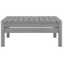 Conjunto de muebles de jardín 3 piezas madera maciza pino gris | Foro24.es | Tu tienda online para hogar, jardín y más Foro24.es