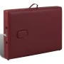 Mesa camilla de masaje de madera plegable de dos cuerpos rojos by , massage tables - Ref: Foro24-110076, Price: 133,74 €, Dis...