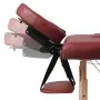 Mesa camilla de masaje de madera plegable de dos cuerpos rojos by , massage tables - Ref: Foro24-110076, Price: 133,74 €, Dis...