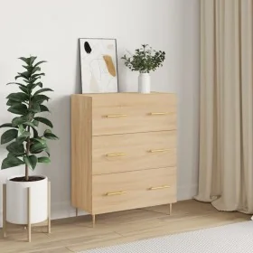 Aparador de madera de ingeniería roble Sonoma 69,5x34x90 cm von , Sideboards - Ref: Foro24-827839, Preis: 94,11 €, Rabatt: %