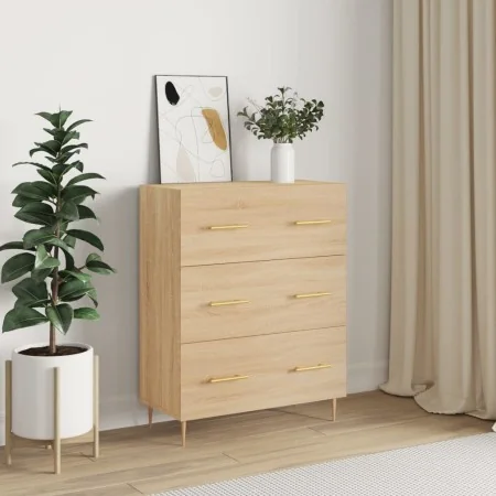Aparador de madera de ingeniería roble Sonoma 69,5x34x90 cm de , Aparadores - Ref: Foro24-827839, Precio: 93,94 €, Descuento: %