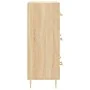 Aparador de madera de ingeniería roble Sonoma 69,5x34x90 cm de , Aparadores - Ref: Foro24-827839, Precio: 93,94 €, Descuento: %