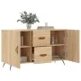 Aparador de madera de ingeniería roble Sonoma 100x36x60 cm de , Aparadores - Ref: Foro24-828143, Precio: 87,93 €, Descuento: %