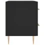 Mesita de noche madera de ingeniería negro 40x35x47,5 cm by , Nightstands - Ref: Foro24-827278, Price: 63,54 €, Discount: %