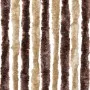 Cortina mosquitera beige y marrón claro chenilla 90x200 cm by , Mosquito nets for windows - Ref: Foro24-315121, Price: 58,99 ...