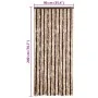Cortina mosquitera beige y marrón claro chenilla 90x200 cm by , Mosquito nets for windows - Ref: Foro24-315121, Price: 58,99 ...
